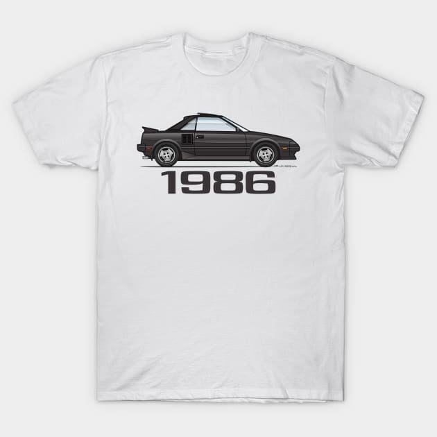 1986-Black T-Shirt by JRCustoms44